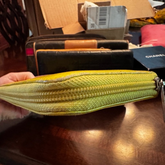 Chanel Yellow Leather Wallet - Picture 5 of 14
